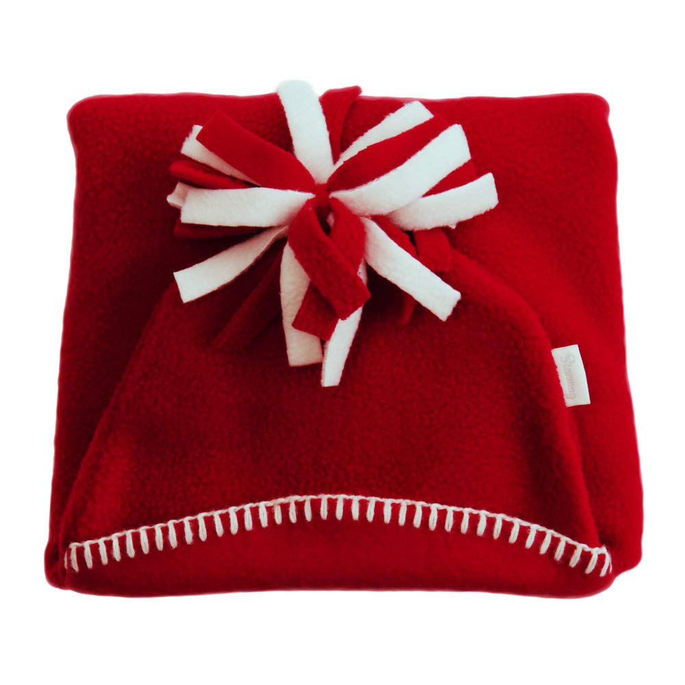 Tuppence Crumble Swaddle Star Afghan Stirrup Red for Months & Star-shaped 0-4 CON-TC-S0275