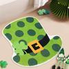 Four-Leaf Clover Faux Cashmere Rocking Chair Cushion & Bedroom Floor Mat