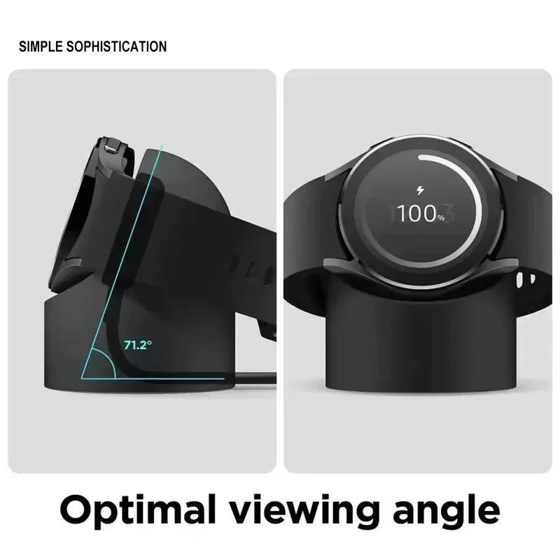 Charger Stand For Apple Watch Series 9 8 Ultra 7 6 5 SE 4 3 2 Charger Dock Station Silicone Bracket Iwatch Charging Cable Holder