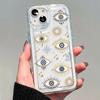 Lucky Evil Eye Heart Phone Case For IPhone 11 12 13 Pro 14 15 16 17 Pro Max 14 Plus 16E 17Air Clear Silicone Soft Bumper Cover