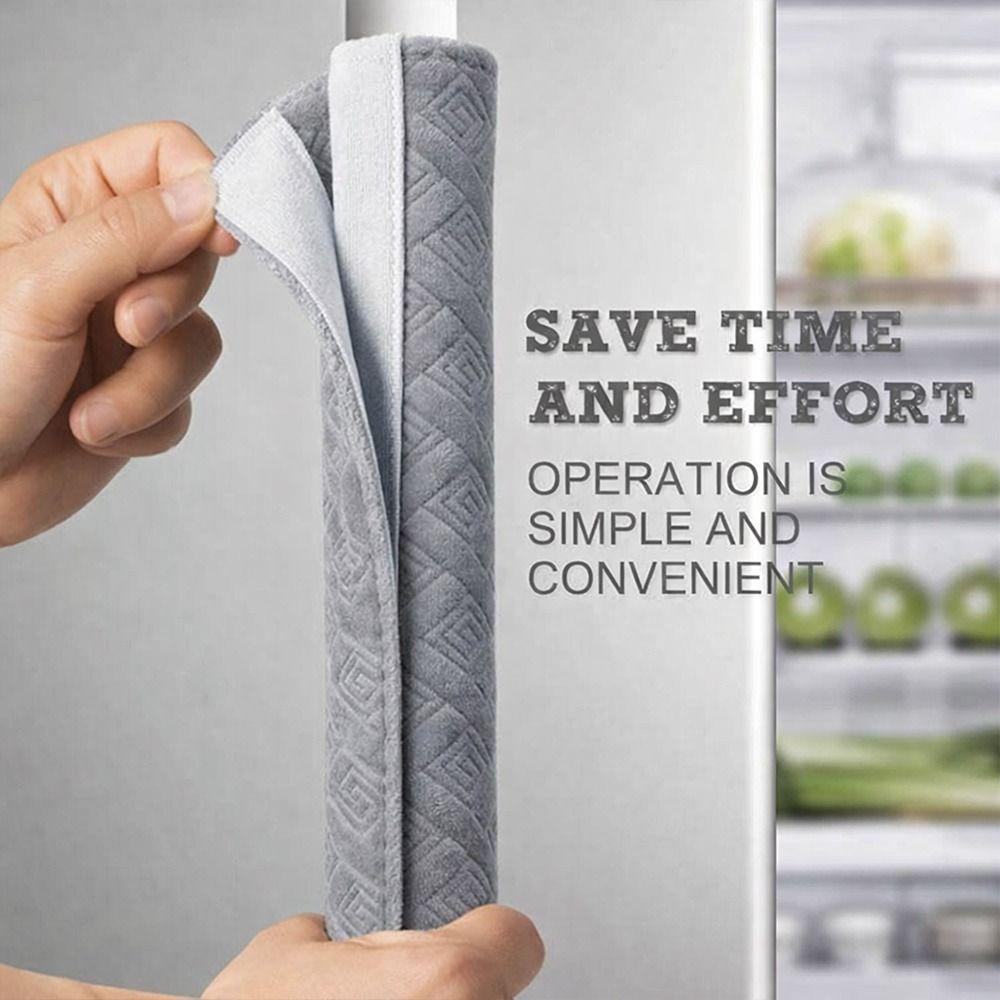 Plush Oven Door Handle Cover Washable Appliance Handle Covers  Home Decors