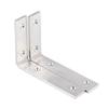 25/60mm 90 Degree L Joint Brackets Furniture Wood Shelf Door Cabinet Fastener Universal Stainless Steel Brace Joint Hardware