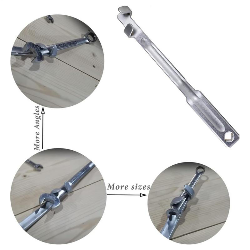 Wrench Extender Tool Bar 15inch Long Universal Torque Adaptor Wrench Extension Torque Amplifier Tool Spanner Extender Tool