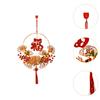 Chinese New Year Wreath LED Wreath with Lights DIY Making Material Spring