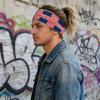 4er-Pack Fußball-Nationalflaggen-Bandanas Kopftuch Sport-Kopfband für Fans Kostümzubehör