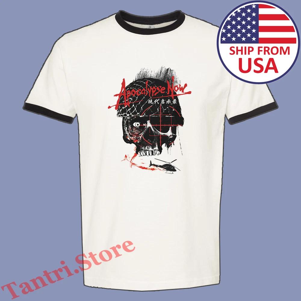 Apocalypse Now Movie Men s Ringer Black Size S to 3XL 3XL