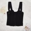 Women's Sexy Fishbone Bustier Camisole - Slimming Waist Zipper Bandeau Top