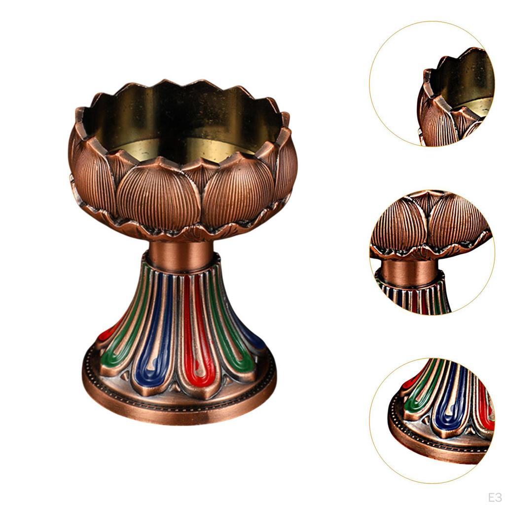Butter Lamp Holder for Buddhist Altar and Home Decoration