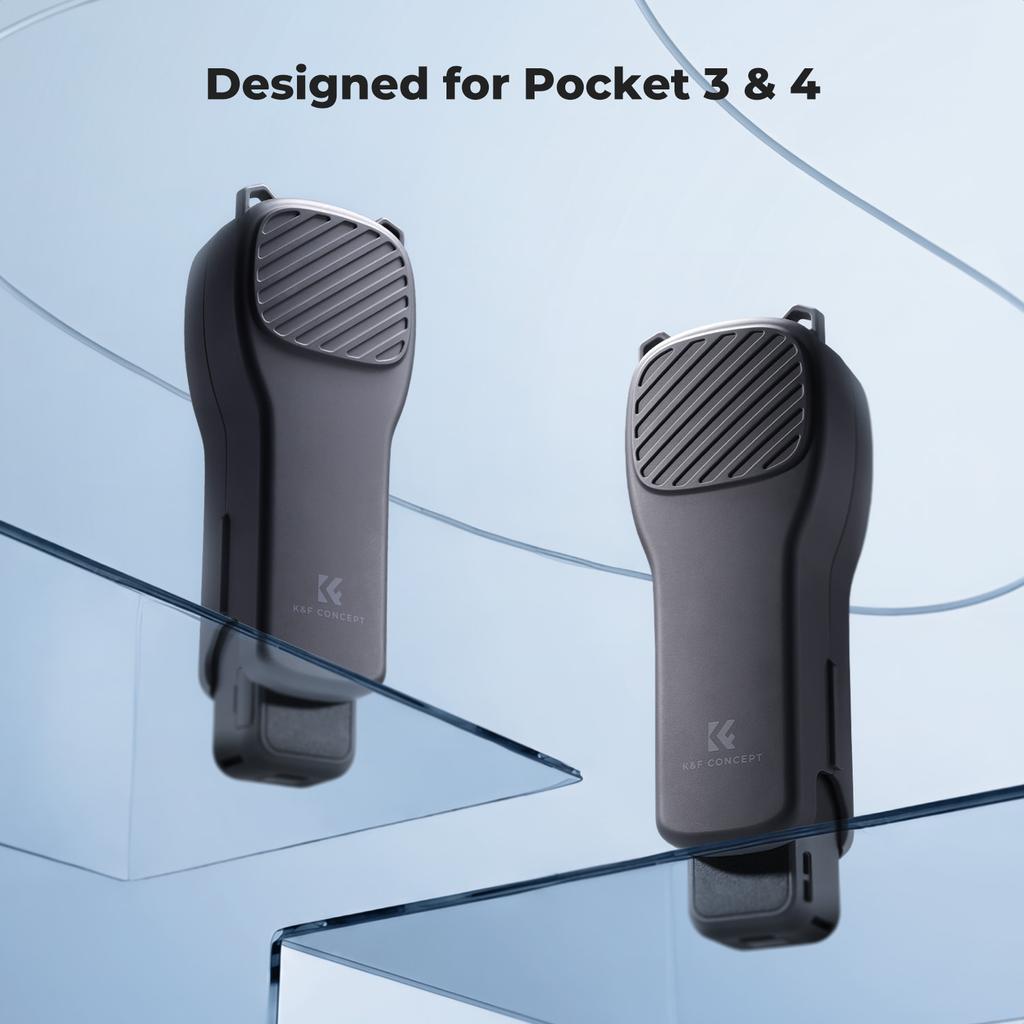 K&F CONCEPT Expansion Accessories for DJI Osmo Pocket 4/Pocket 3 Camera Screen Protector/Light/Case/Cage/Bag/Mount/Box Optional