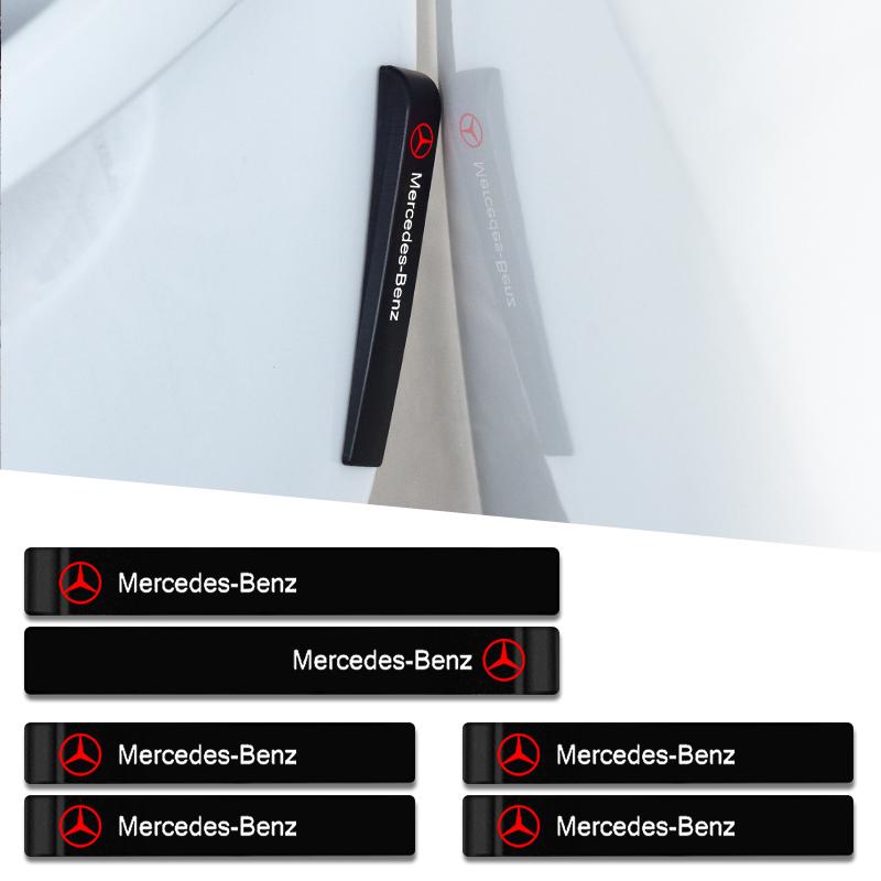 6 STUKS Auto Deur Anti-botsing Beschermer Bumper Strip Sticker Voor Mercedes Benz AMG C E S A GLE CLC klasse W204 W221 W205 W176