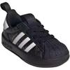 adidas Originals Superstar 360 Comfortable Low-Top Walking Shoes Baby Shoes Black JR3755