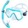 Large Frame Diving Goggles Snorkel Set
