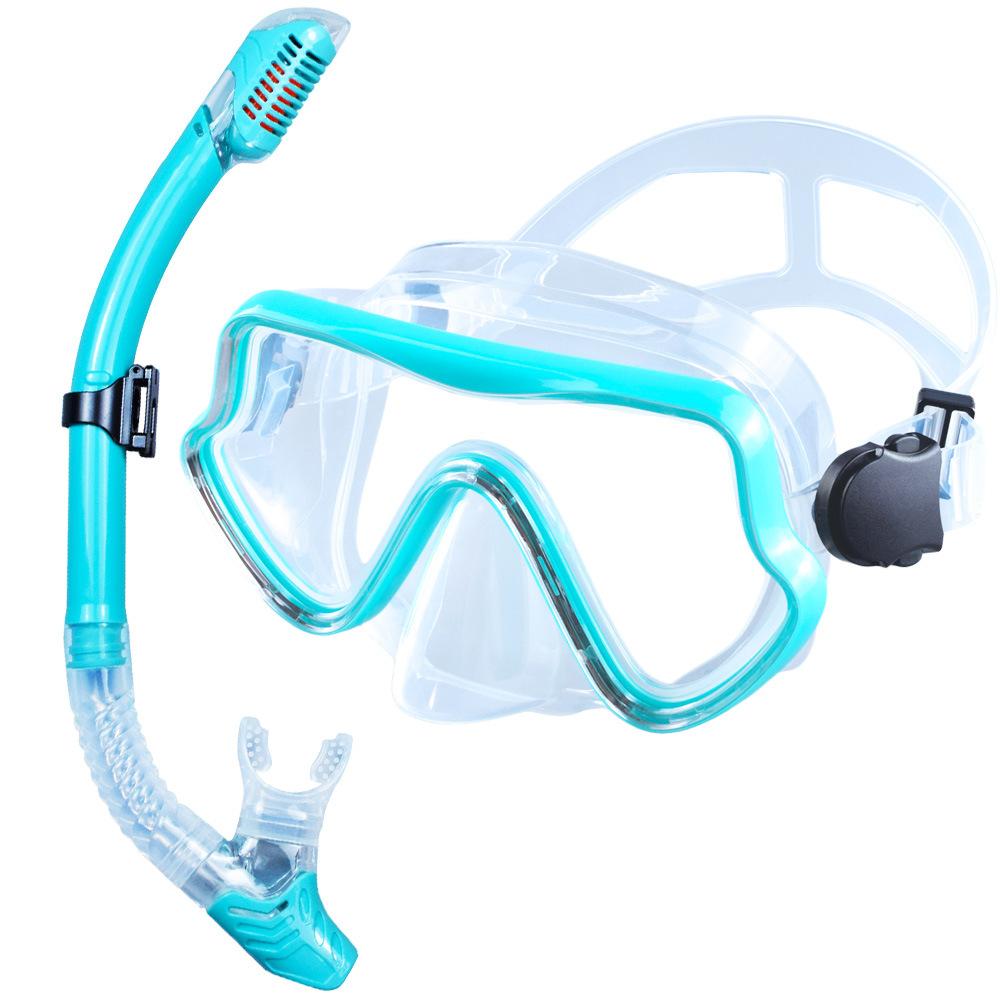 Large Frame Diving Goggles Snorkel Set