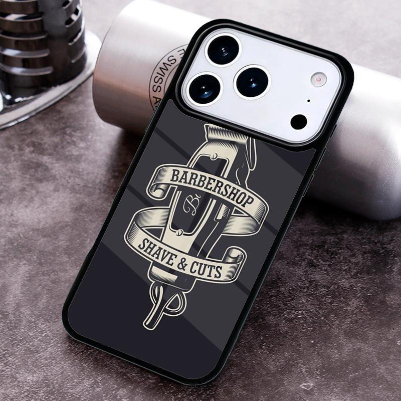 Love Barber Life Phone Case for iPhone 17 16 15 Pro Max Air 14 13 12 11 Plus Shockproof Capa Cover