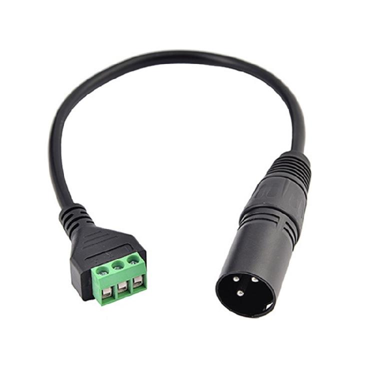 High Conductivity Copper XLR Adapter for Interference Free Signal Extension in Audios Systems