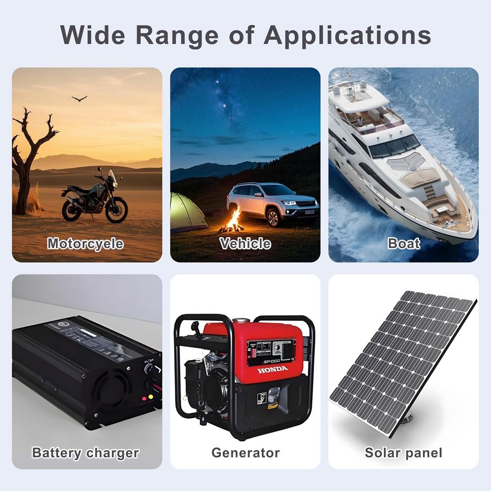 For Starlink Mini O Ring To DC Connecters Extension Cable 18AWG Power Cable for Off-Grid Camping/RV/Truck Emergency Power Supply