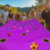 Team Building Game Set Throw Ball On Cave Mat 198.12x144.78 Cm Includes 6 Randomly Colored Balls In 3 Colors Perfect for Work