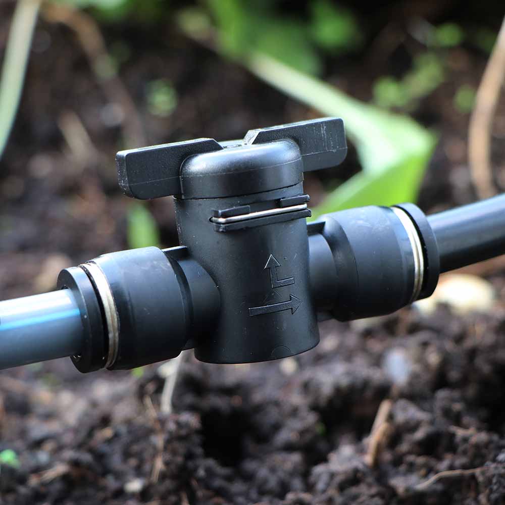 4-16mm Hand Valve Hose Adapter Slip Lock Quick Insert Release Connector Shut Off Stop Water Pneumatic Joint PE Tubing Fittings