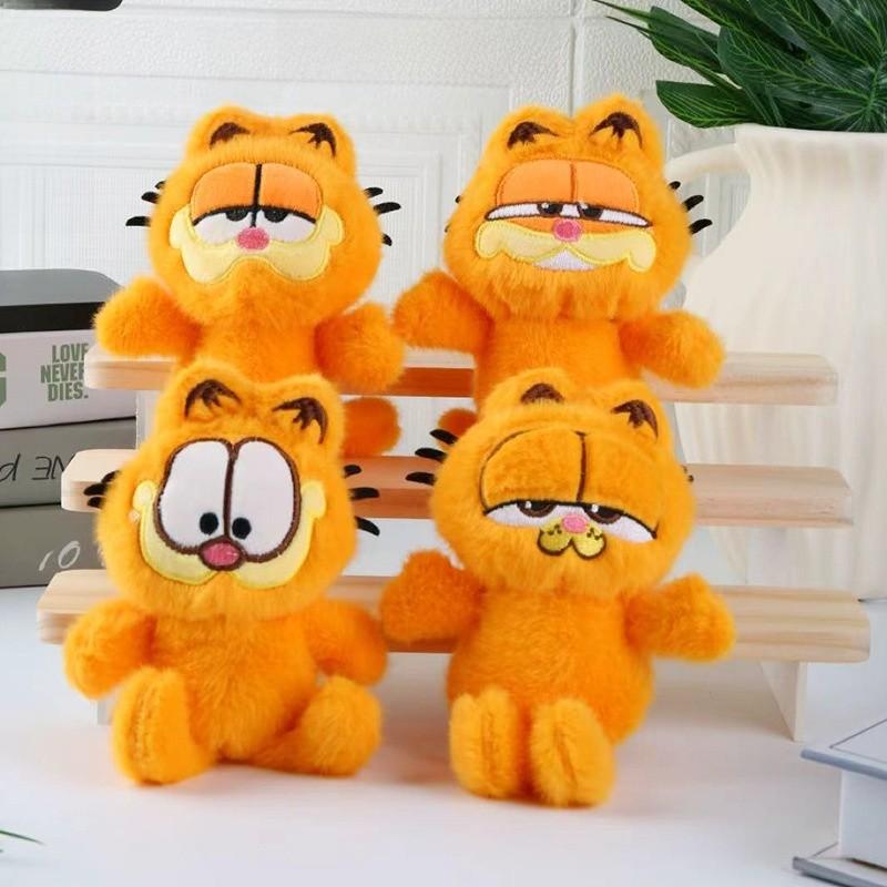 Garfield Animal Plush Keychain With Multiple Expressions For Collectors And Kids