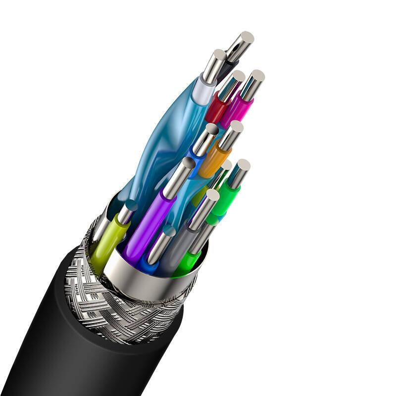 Kabel Hdmi 2.0 Baseus, 4K 30Hz, 3D, Hdr, 18Gbps, 8M (Czarny)