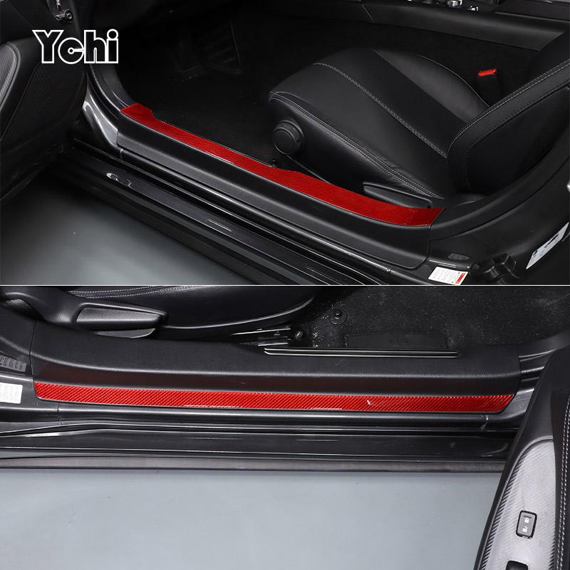 Red Soft Carbon Fiber For Mazda MX-5 NC 202016-2026 Car Center Control Interior Sticker Car Modification Accessories
