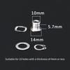 Motorcycle Floating Brake Disc Stainless Steel Live Rivets Anti Deformation Universal for Most Motorbike Modification Projects