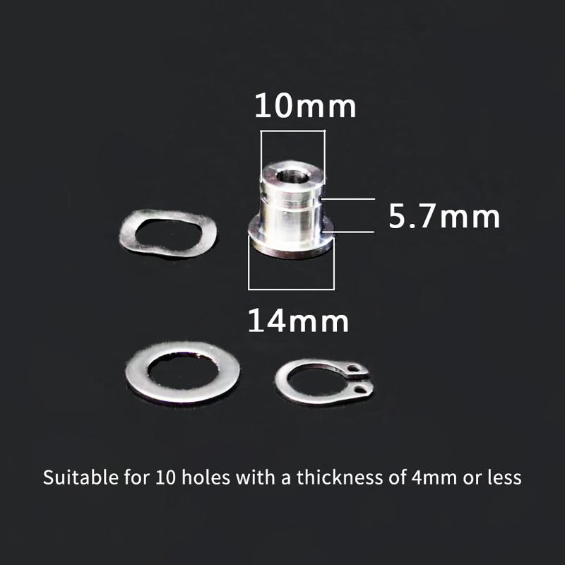 Motorcycle Floating Brake Disc Stainless Steel Live Rivets Anti Deformation Universal for Most Motorbike Modification Projects