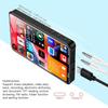 HD MP3 MP4-Player, tragbarer Voll-Touchscreen, Bluetooth 5.2, Walkman, 16 GB, eingebauter Lautsprecher, Musik-Player, FM-Radio, Aufnahme, E-Book