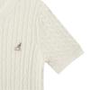 KANGOL Women S Cable Knit Cream 1916