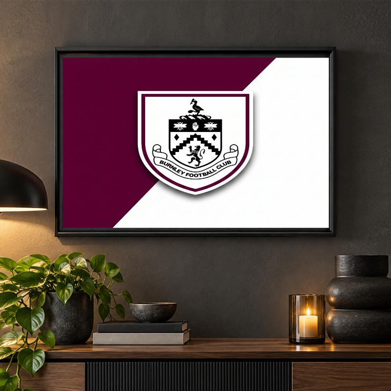 Burnley Football Diamond Painting Kit 5D Full Drill DIY Diamond Mosaic Wall Art Home Decor