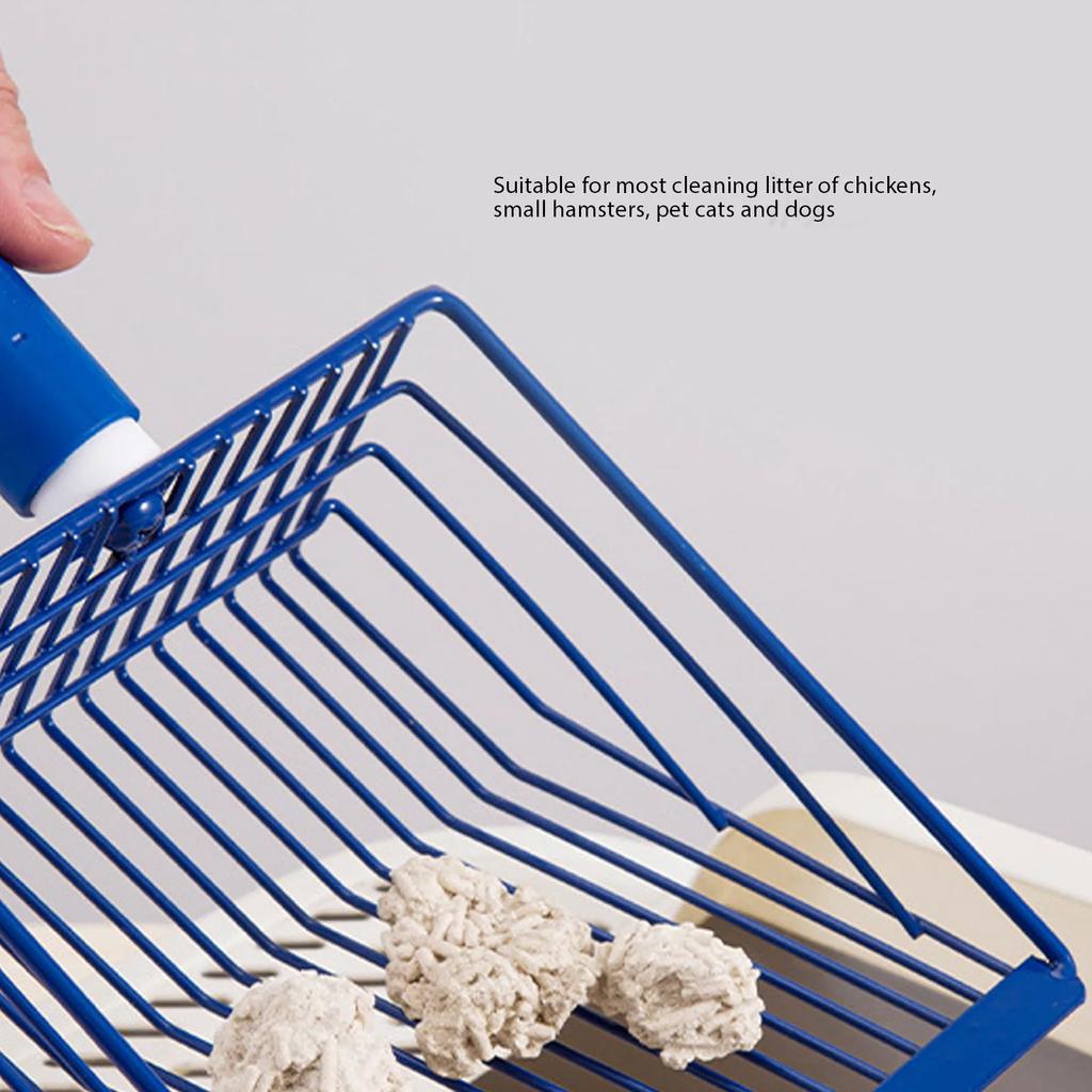 Katzenschaufel Abnehmbarer Griff Metall Schnelle Filtration Katzenschaufel Streuschaufel Für Katzenstreukiste Reinigung