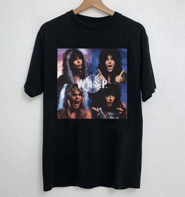 NEW W.A.S.P. (Wasp Member Short Sleeve Cotton Black All Size Shirt Unisex T-Shirt