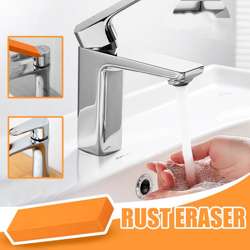 1Pcs Easy Limescale Eraser Rubber Household Kitchen Cleaning Tools Kitchen Toilet Rust Brush Bathroom Glass Rust Remover