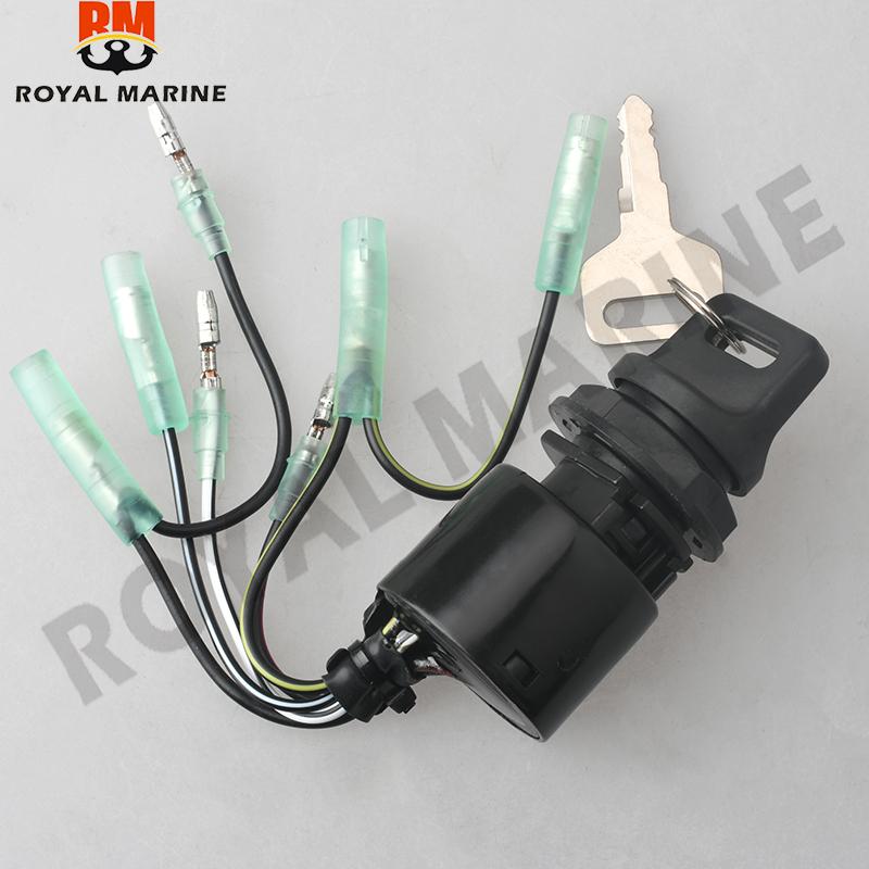 35100-ZV5-013 35100ZV5013 Ignition Switch & Key for Honda 15-225HP BF115 BF135 BF150 BF200 BF225 Remote Control Box