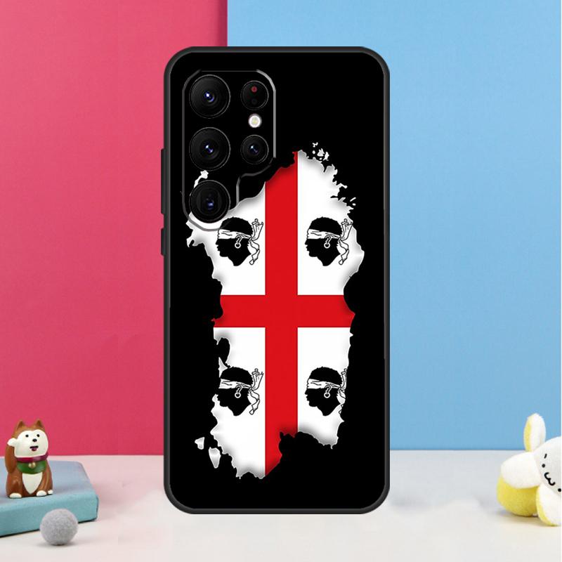 

Flag of Sardinia Case For Samsung Galaxy S23 S24 Ultra S20 S21 FE Note 10 20 Ultra S8 S9 S10 S22 Plus Cover Galaxy S23Ultra