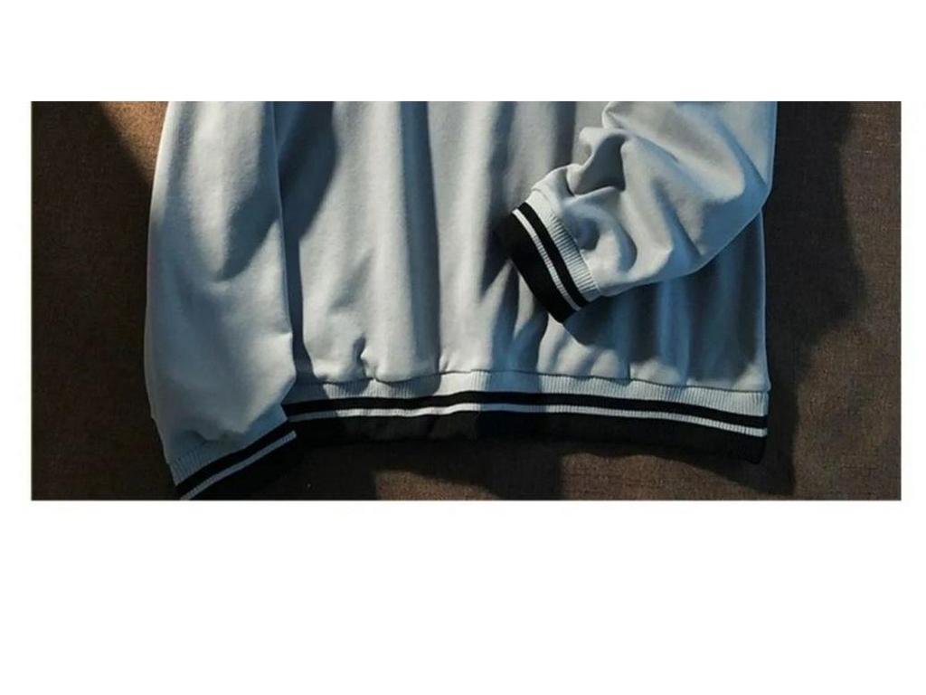 Unisex Retro Embroidered V-Neck Sweatshirt, 2023 Spring/Autumn Korean Style Loose Fit Long-Sleeve Top