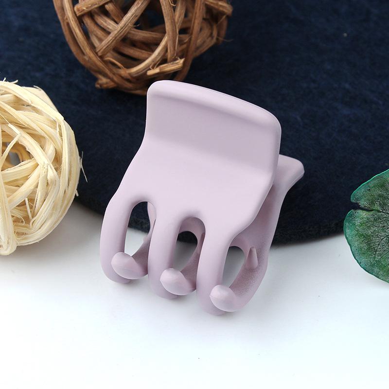 

Прозрачная корейская квадратная заколка для волос - Звездная матовая заколка-краб для высокого хвоста или косы