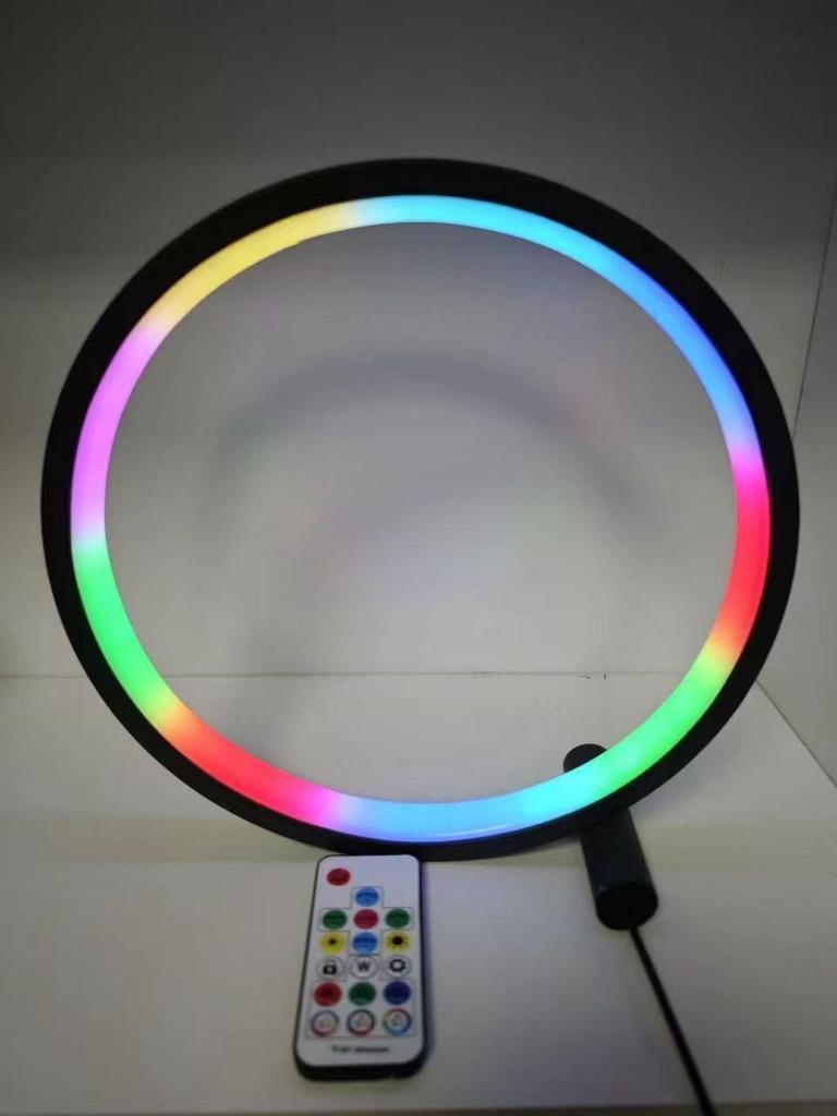 2025 RGB Dreamy Creative Table Lamp – E-Sports Atmosphere Ring Light