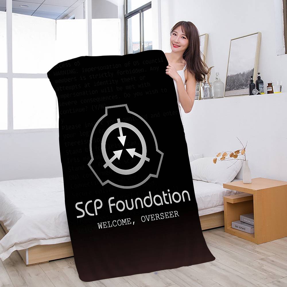 Classic Game SCP Foundation Anime Beach Swimming Towel Soft Absorbent Washcloth Children's Gifts for Kids Travel Camping Gym