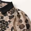 Three-quarter Sleeve Printed Chiffon Shirt for Women Summer New Style Mid-sleeve Shirt for Women with Age-reducing Style and Style