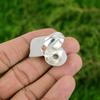 925 Silver Rainbow Moonstone Gemstone Sister Bezel Boho Statement Unique Ring