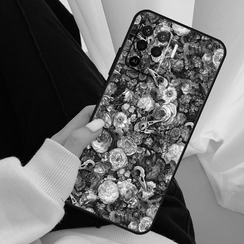 Raven Skull Case For Oppo A40 A60 A80 A5 Pro A15 A16 A17 A57 A77 A94 A74 A54 A76 A96 A18 A38 A58 A78 A98