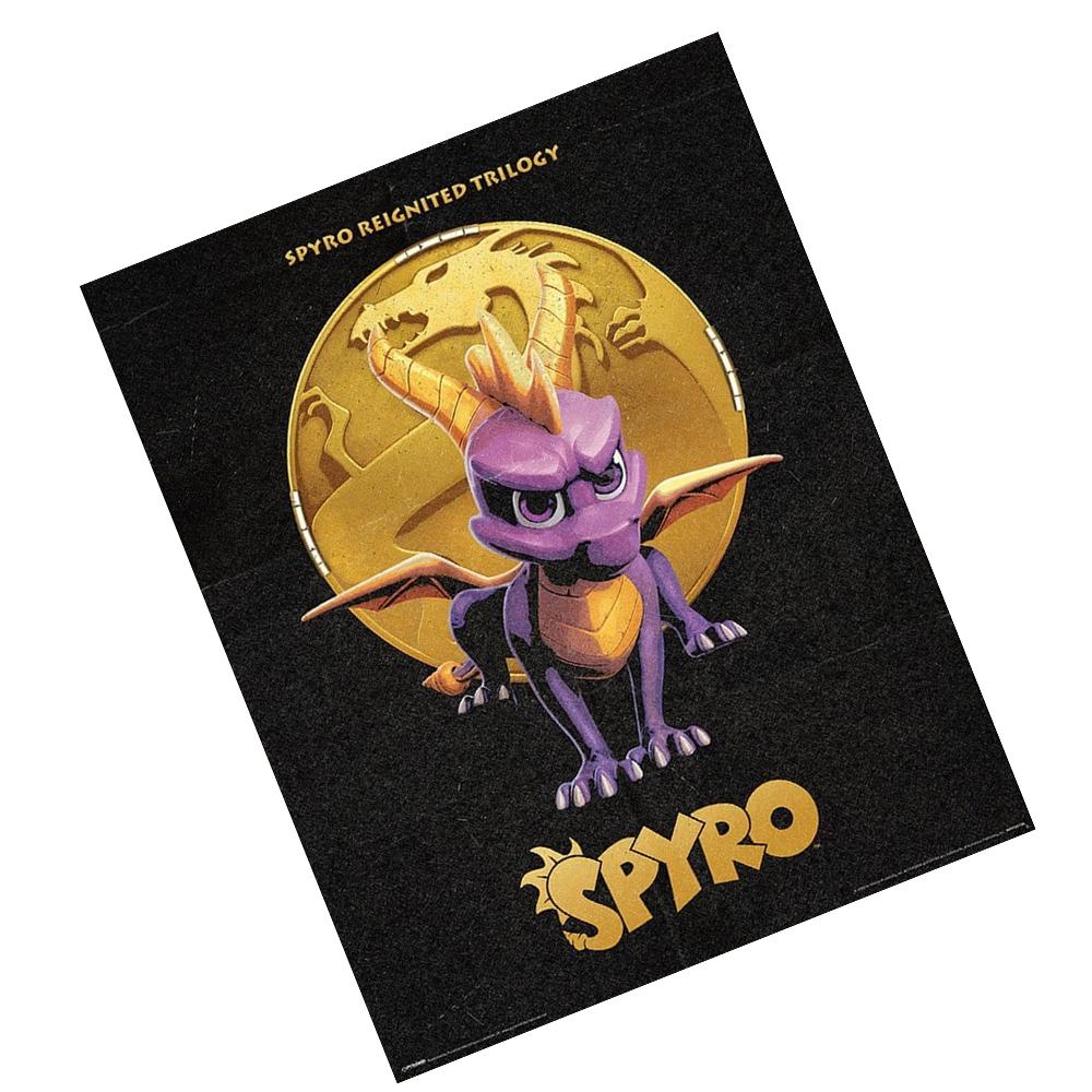 Spyro Dragon Paper Poster