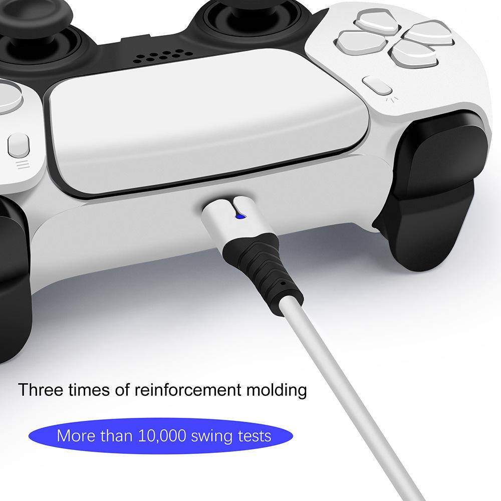 2m 3A USB Type C Fast Charging Cable for PS5/Xbox Series S X Controller Gamepad Power Cord Charger Wire Accessories