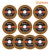5-50Pcs 107mm Double Mesh Resin Cut Off Wheel Flap Sanding Grinding Disc Circular Saw Blade for Angle Grinder Cutting Disc