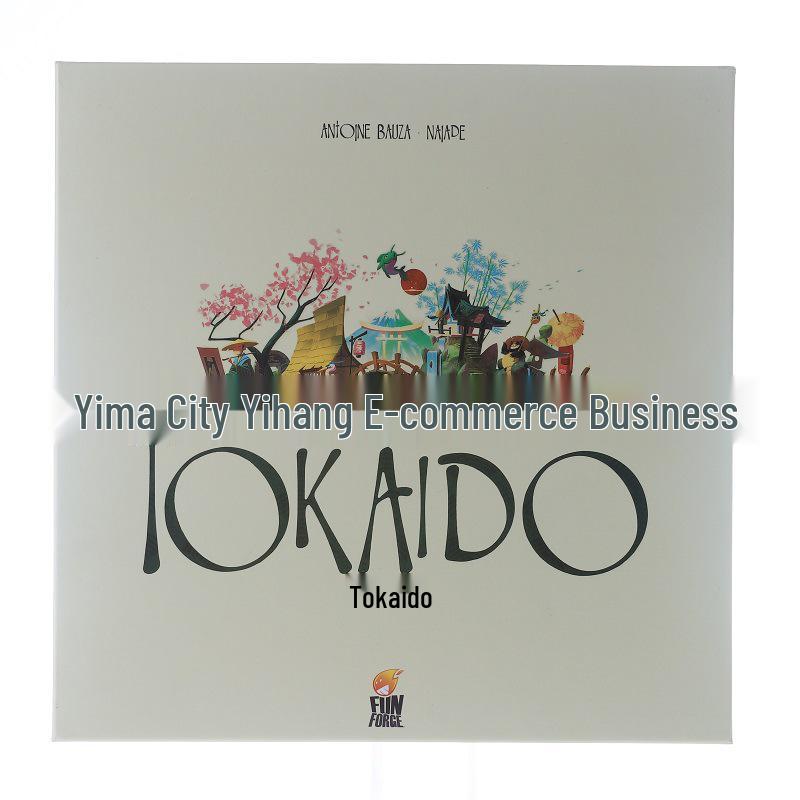 Tokaido English Edition Board Game - Includes Cards and Chess Elements, In Stock Board Game Cards