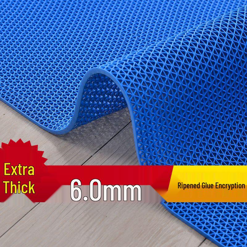 Hollow Anti-Slip Water-Blocking Mat for Kitchen, Pool, and Bathroom