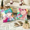 Kpop Dämonenjäger Kissenbezug Quadratisches Kissen Schlafzimmer Sofa Freizeit Komfort Kissen Auto Heimdekoration