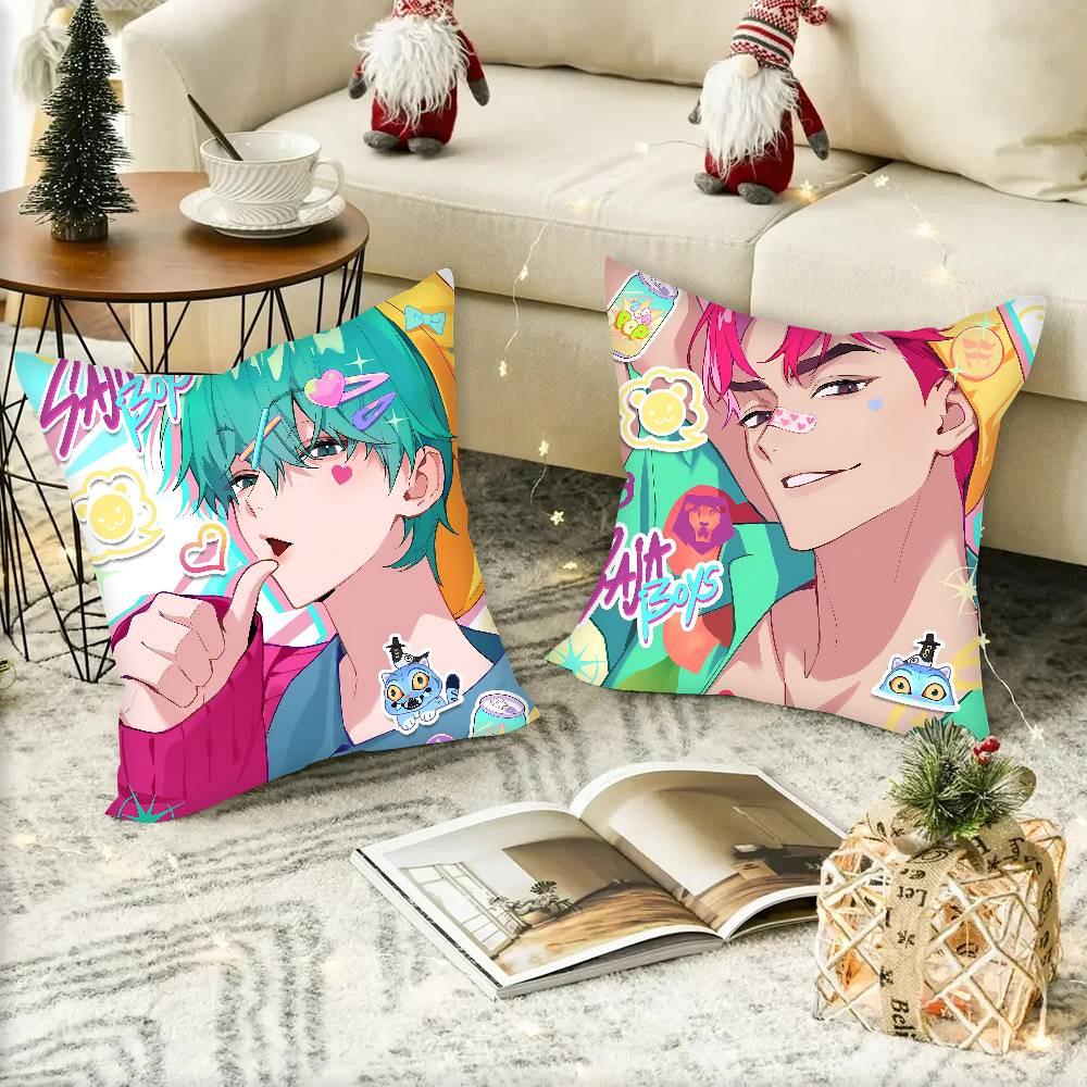 Kpop Demon Hunters Pillow Case Square Pillow Bedroom Sofa Leisure Comfort Cushion Car Home Decoration