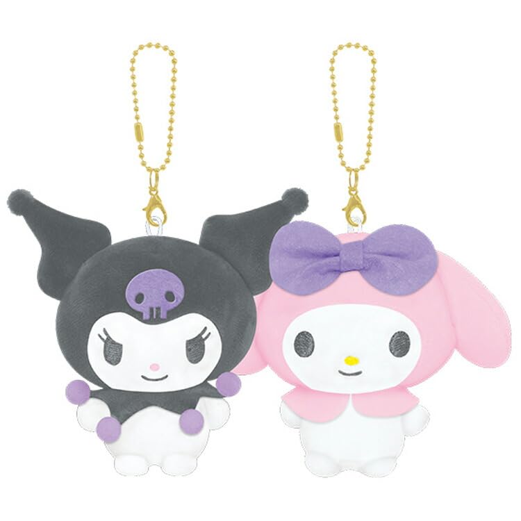 Crux My Melody Kuromi Nico Plush Keychain 331728 Characters &